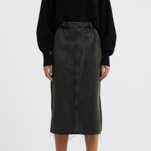 Zara Vintage Denim Skirt